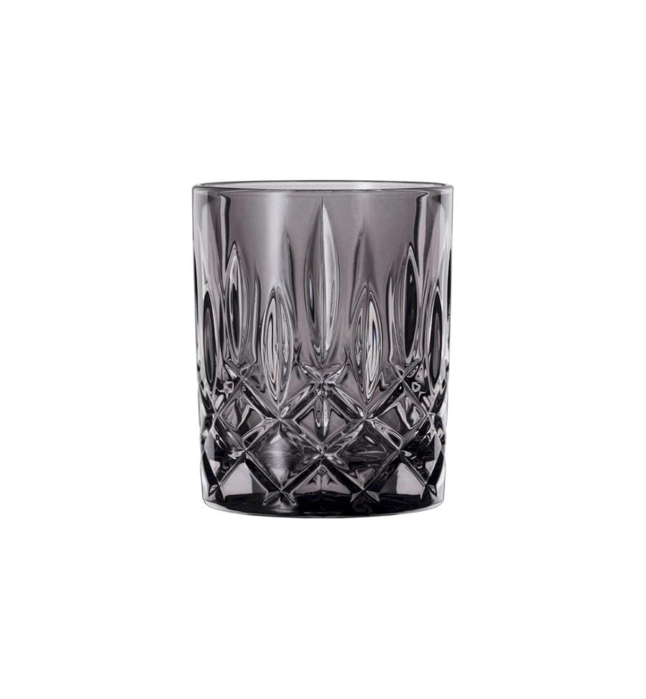 Nachtmann - Verre à whisky NOBLESSE TUMBLER DA WHISKY, Gris fumé, 2 pièces