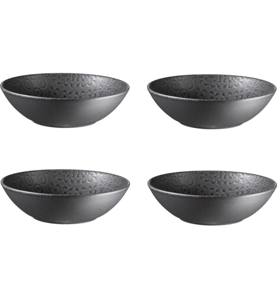 Mäser - Bol Tiles 17 cm, 4 pièces, noir