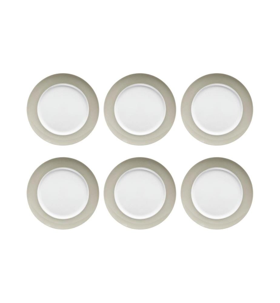 THOMAS - Assiette non décorative Sunny Day 6 Pièce/s,Gris, 27 cm