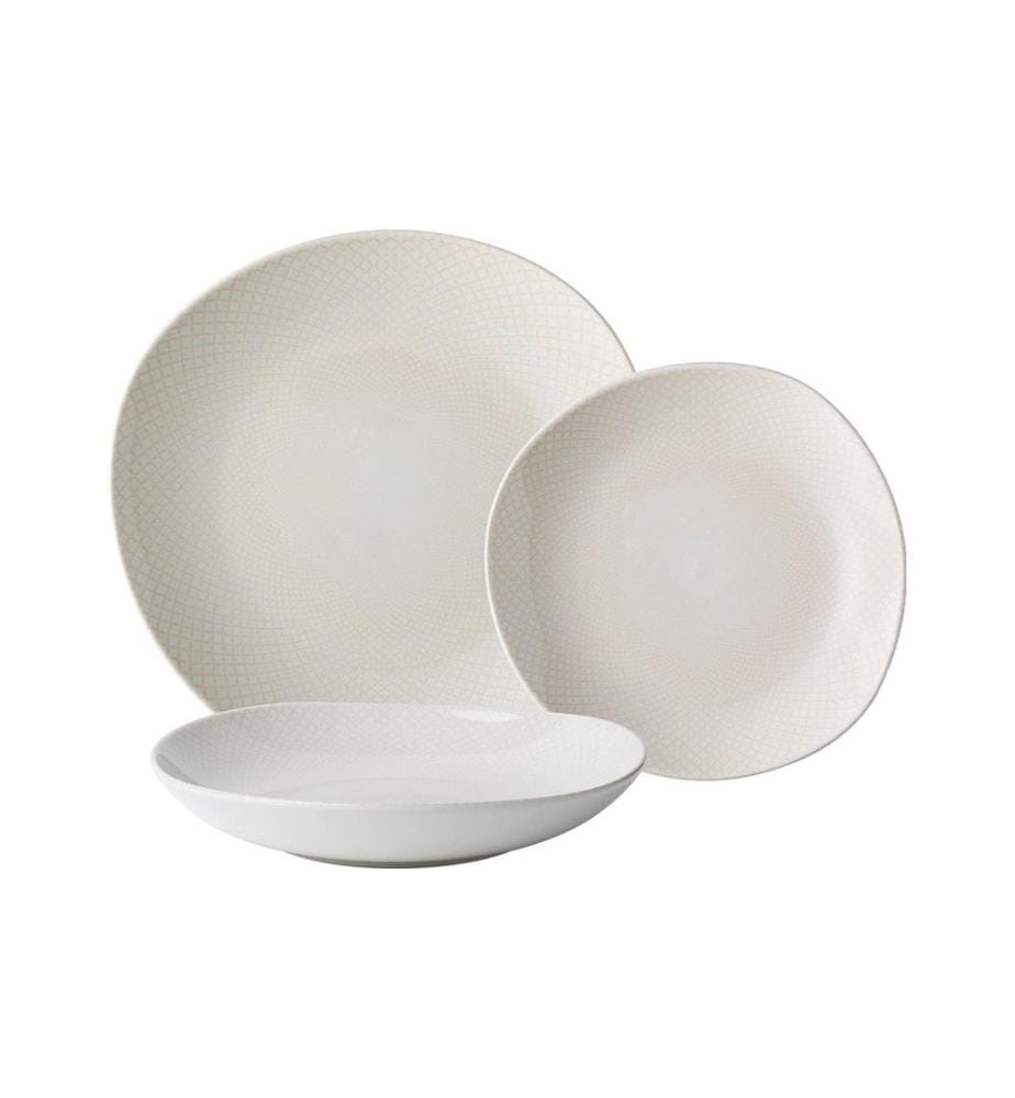 Lunasol - Set dassiettes Éléments de la structure organique du Nord 12 pcs.