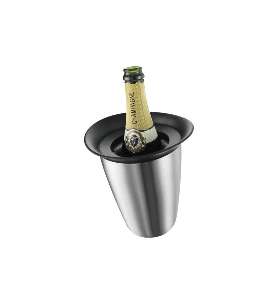Vacuvin - Refroidisseur de vin Champagne Elegant Argenté