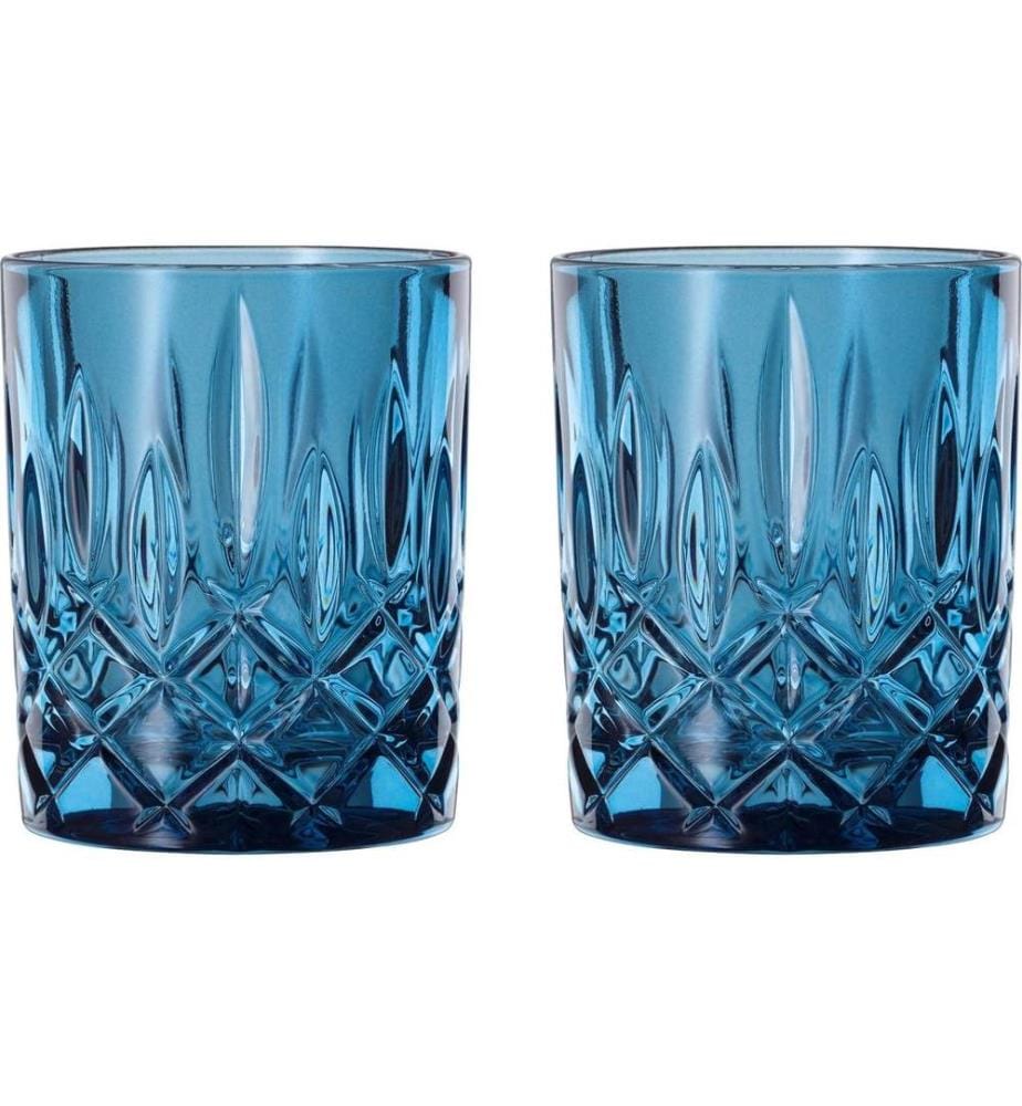 Nachtmann Verre à whisky NOBLESSE TUMBLER DA WHISKY, Vintage Bleu, 2 pièces