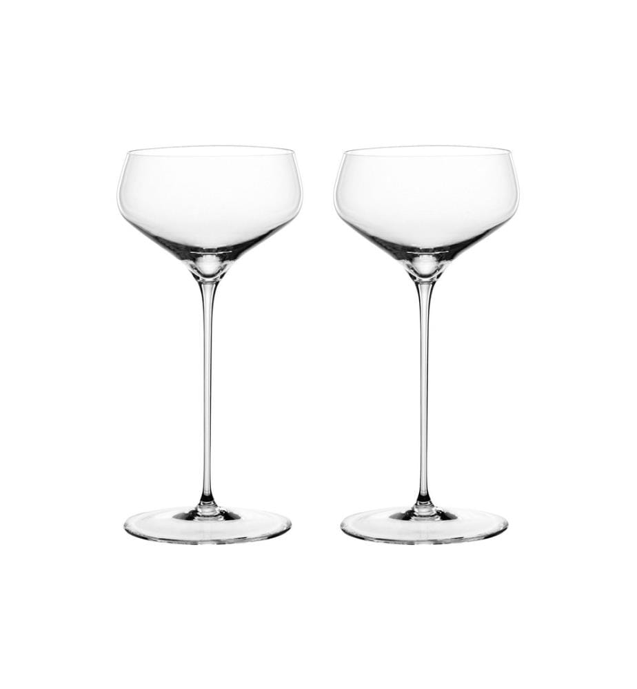 Verre à champagne Spiegelau Hi-Lite Coupette 238 ml, 2 pièces, Transparent