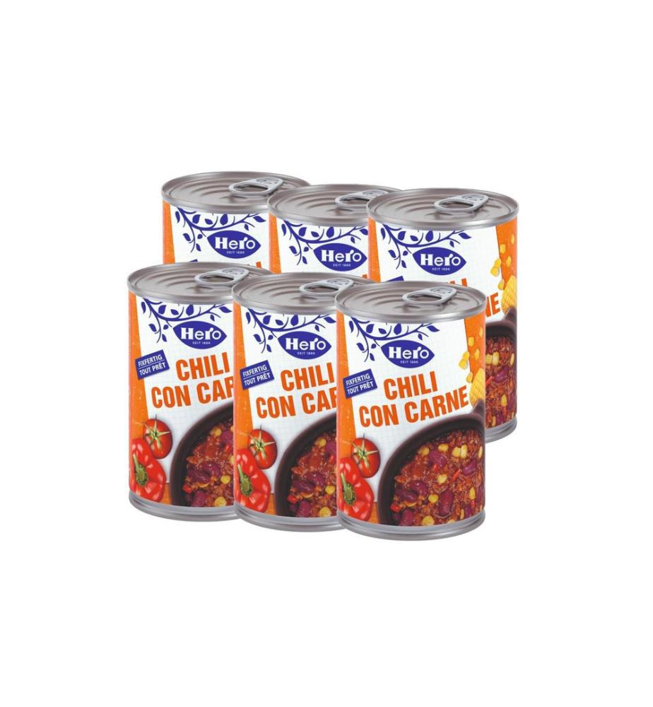 Hero - Chili con Carne 6 x 430 g