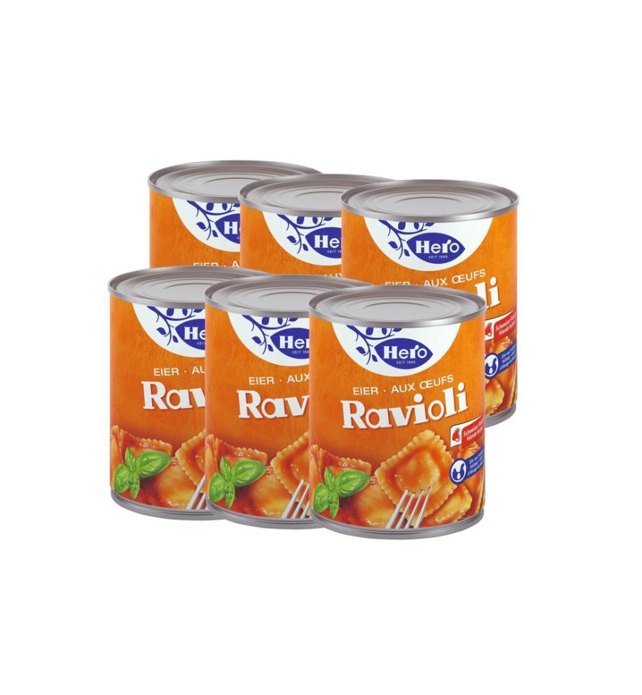 Hero - Boîte Ravioli aux ufs 6 x 870 g