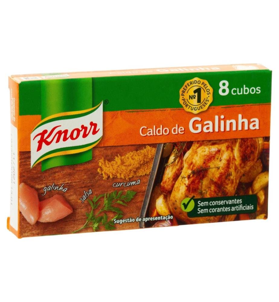 Knorr Portugal - Bouillon de poulet 8 cubes