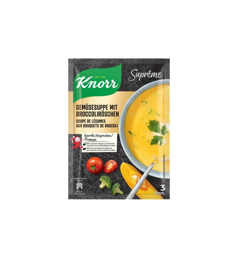 Knorr - Suprême Soupe de légumes aux bouquets de brocoli 81 g