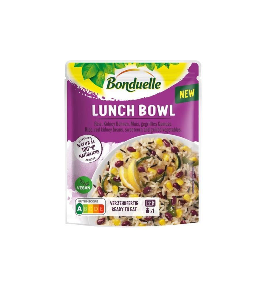 Bonduelle - Plat préparé Lunch Bowl Riz 250 g