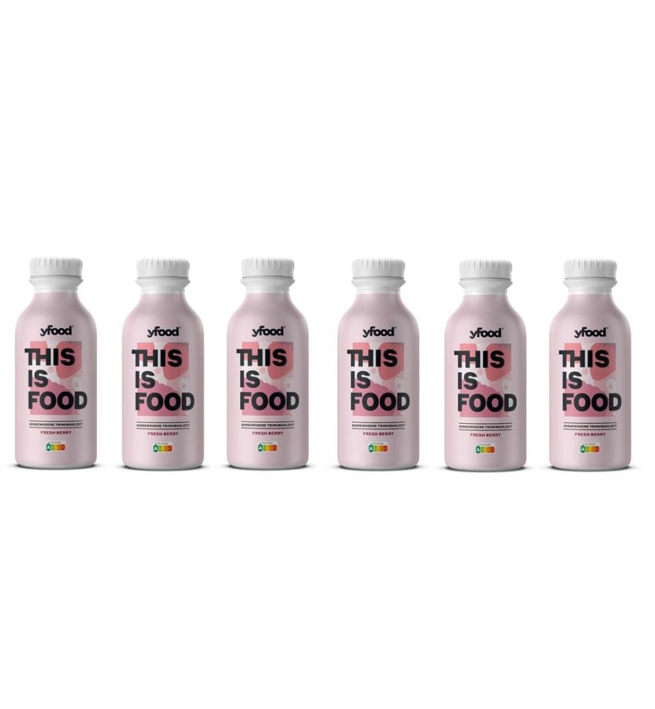 YFOOD - Repas à boire Fresh Berry 6 x 500 ml