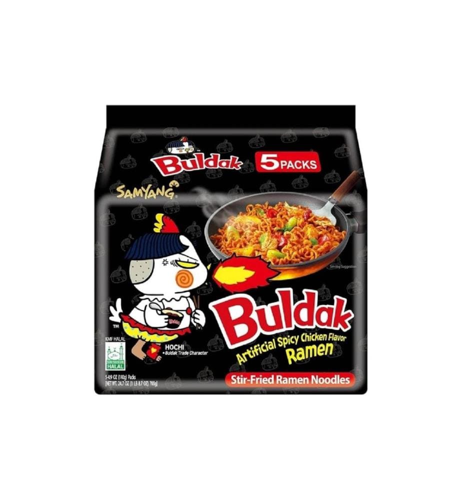 SAMYANG - Buldak Hot Chicken Ramen Original 5 x 140 g