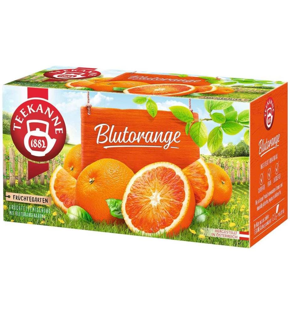 TEEKANNE - Sachet de thé Orange sanguine 20 sachets, 60g