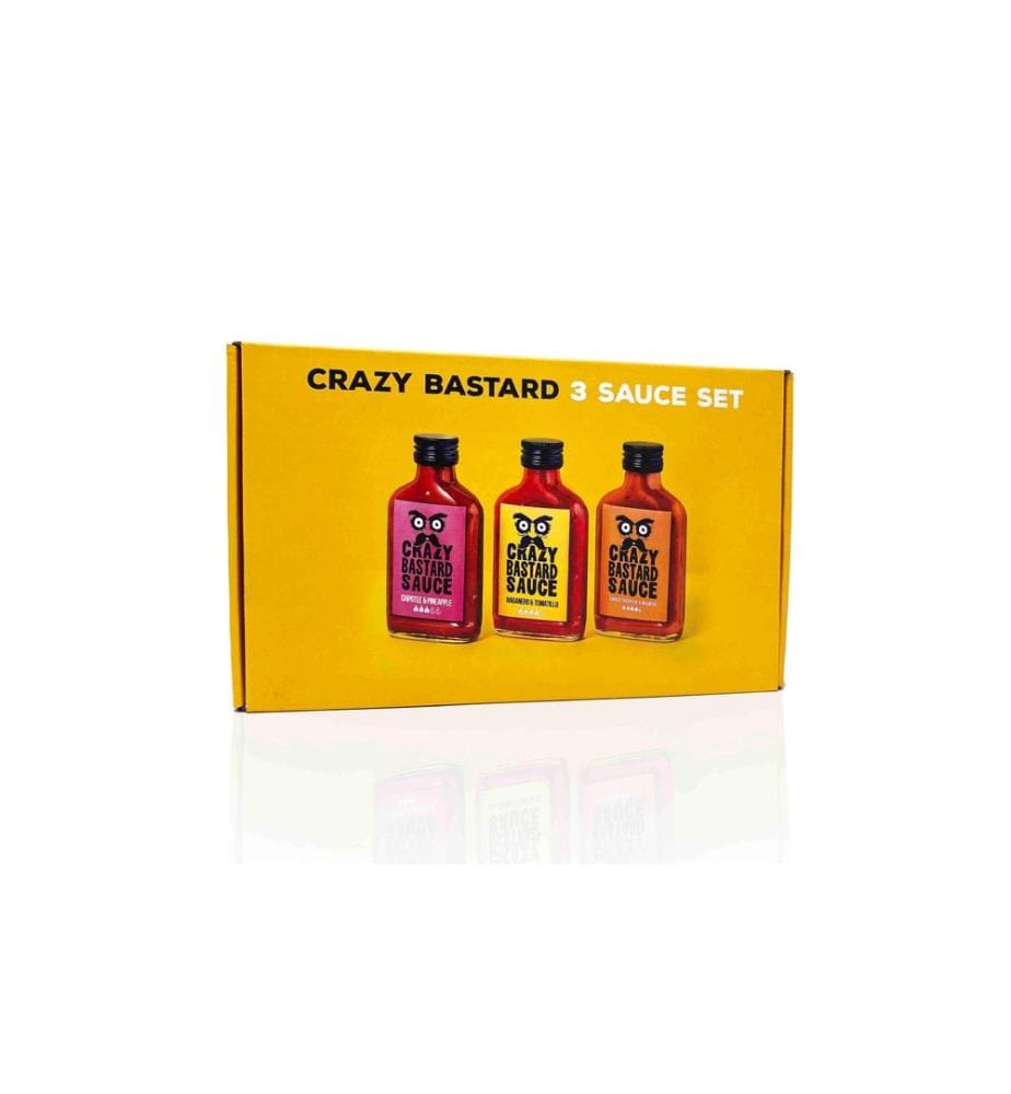 Crazy Bastard Sauce - Set de 3 sauces populaires 3 x 100 ml