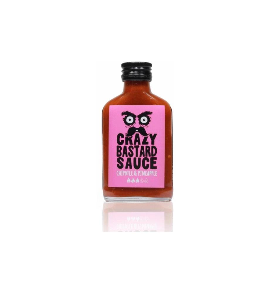 Crazy Bastard Sauce - Hot Sauce Chipotle et Pineapple 100 ml