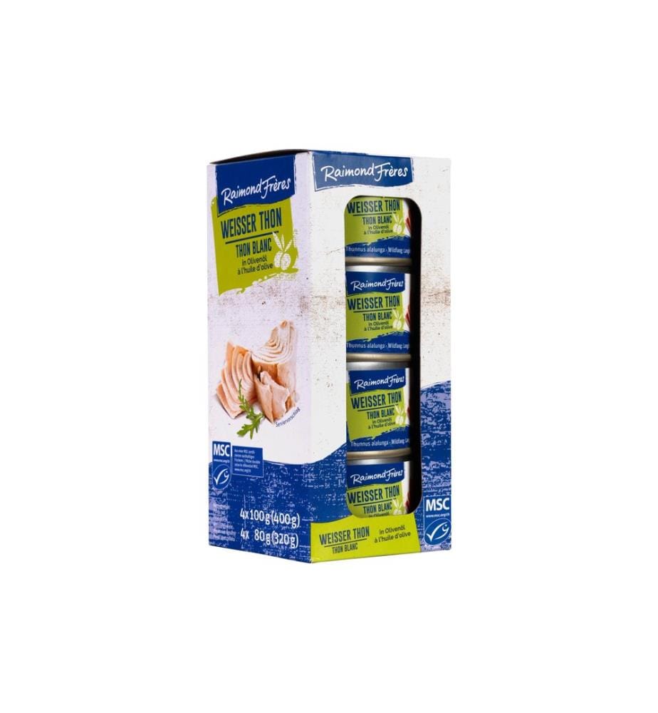Raimond Frères - Conserves Thon blanc (Albacore) Huile d'olive 400 g