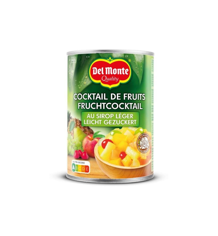 Del Monte - Boîte Cocktail de fruits légèrement sucré 250 g