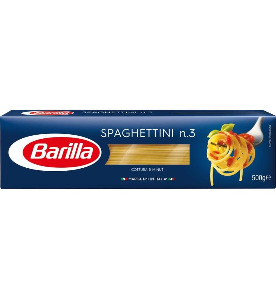 BARILLA - Pâtes alimentaires Spaghettini n.3 500 g