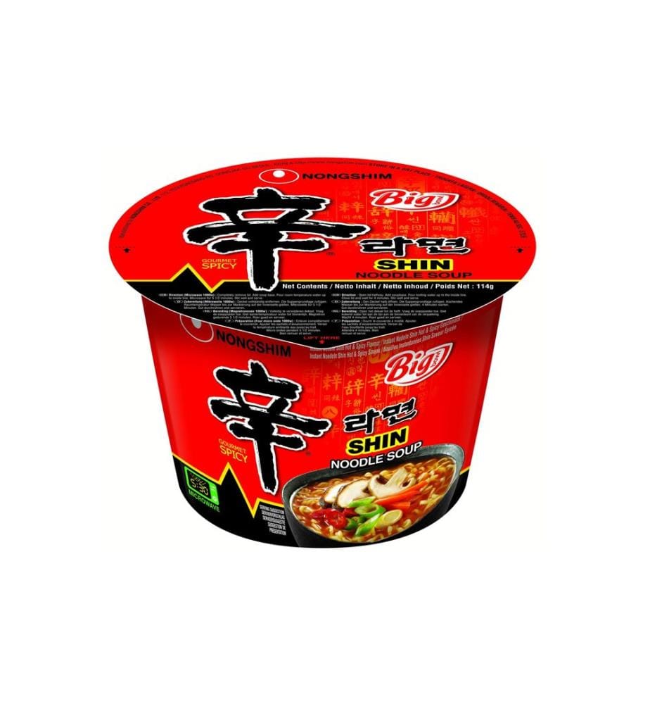 Nongshim - Soupe aux nouilles Shin's Big Cup 114 g