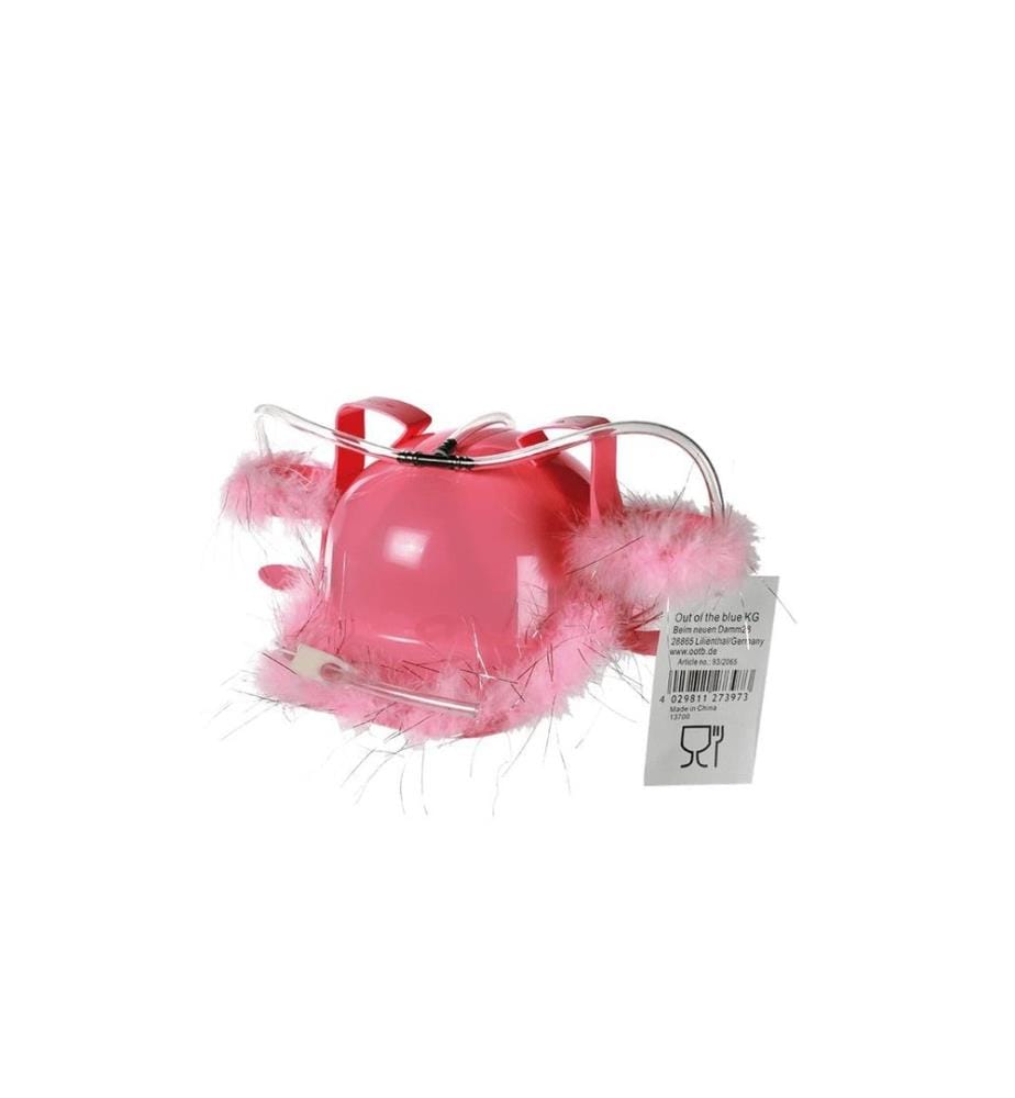 Partyartikel - Accessoires de fête Casque à boire avec plumes