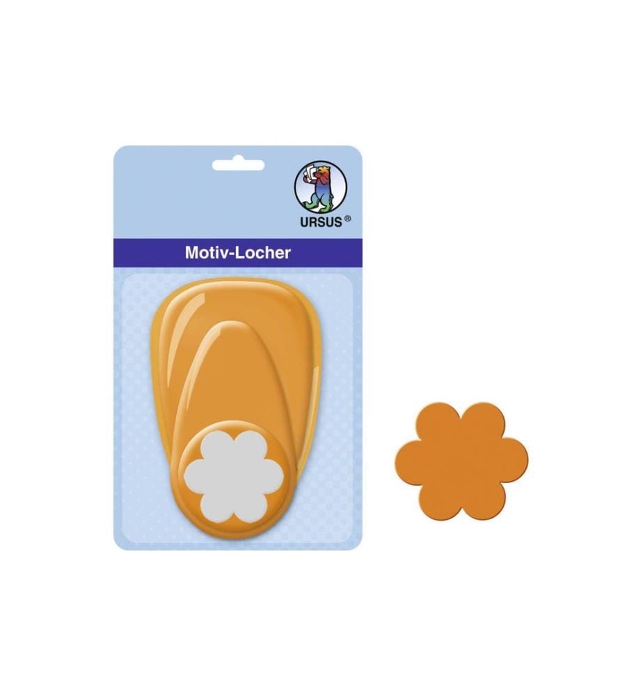 URSUS - Perforatrice à motif Fleur moyenne, 2.54 cm