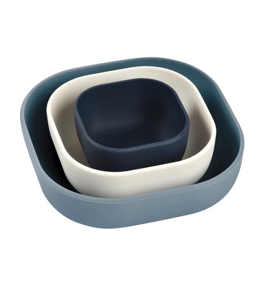 Lot de 3 Bols Silicone - Multicolore