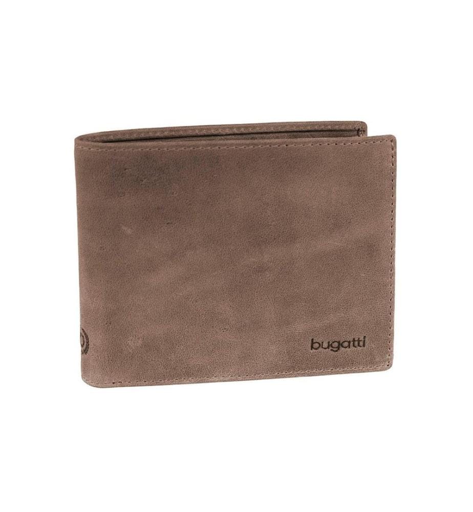 Bugatti - Portefeuille Volo sac factice avec rabat moyen Brown