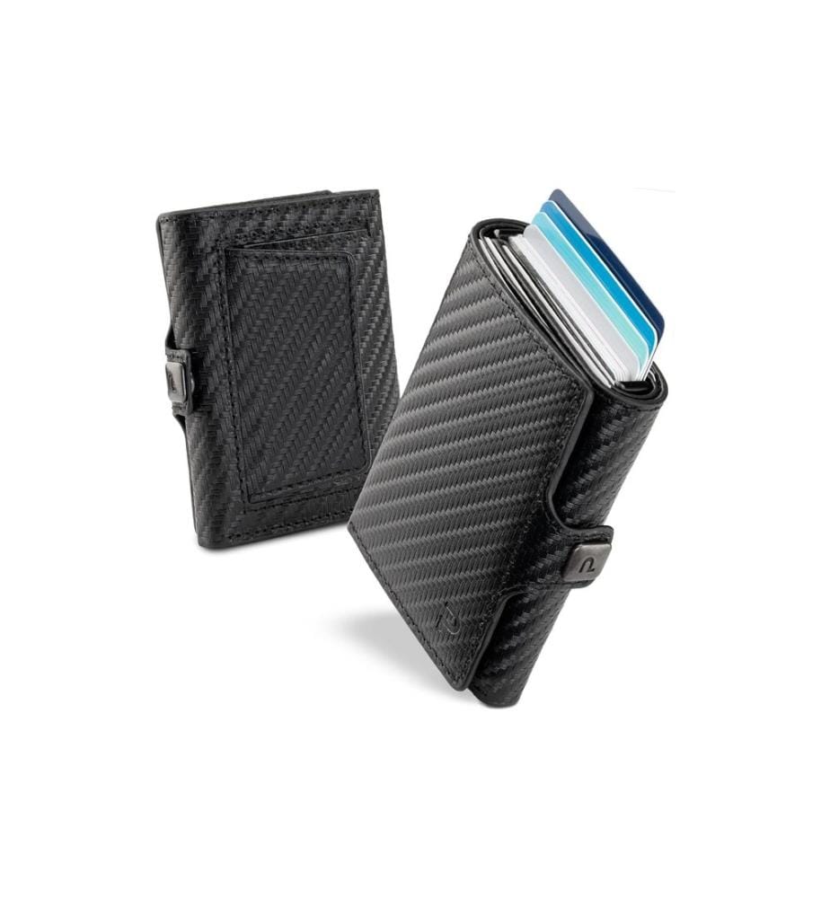 Puristo - Portefeuille KLIK XL Slim Carbon