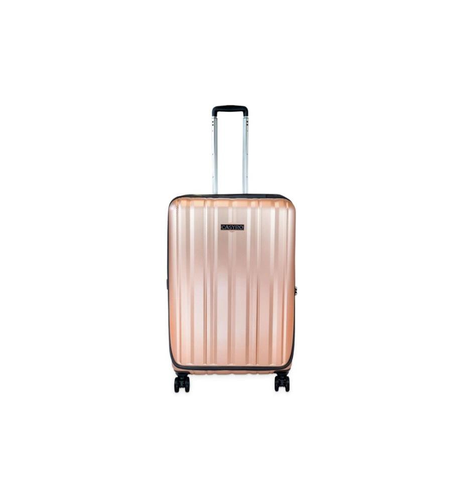 CASYRO Valise Debout 120 l, or rose