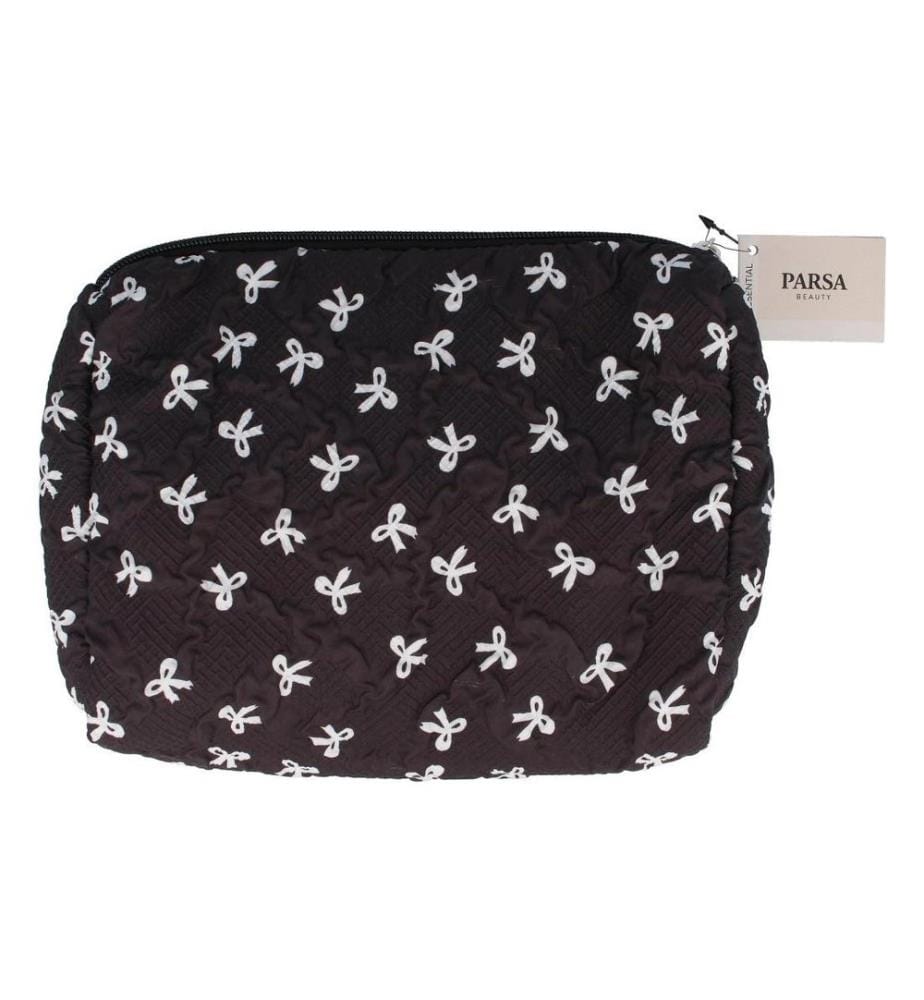 Parsa Beauty Trousse de toilette noire avec nuds 1 pièce