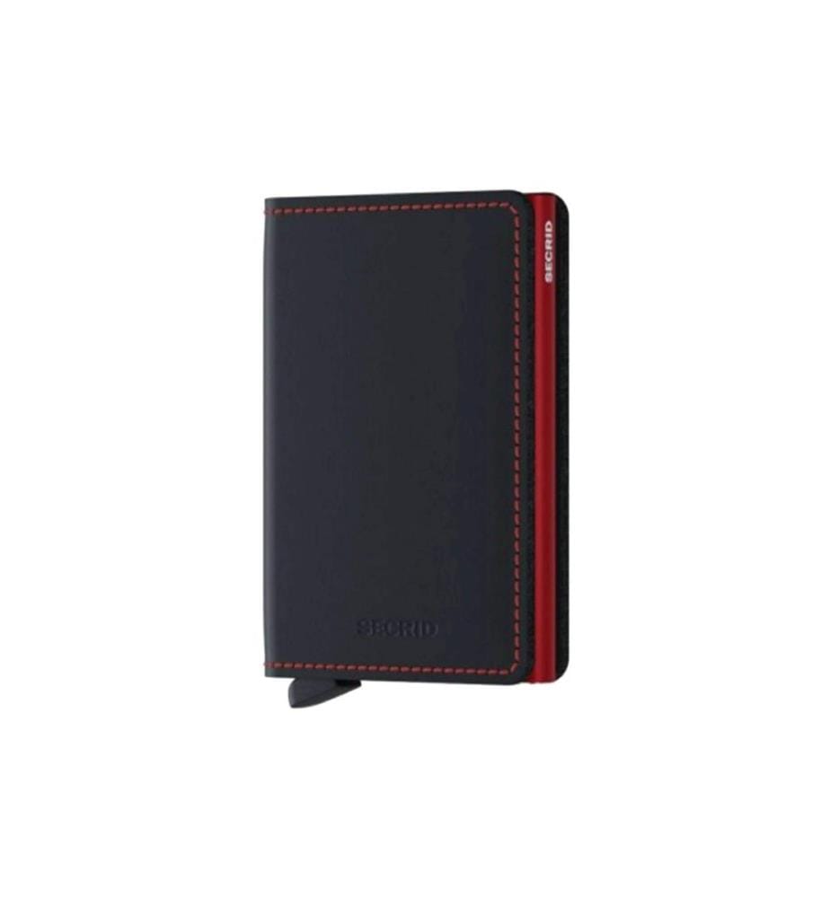 SECRID Portefeuille Slimwallet Matte Black Red