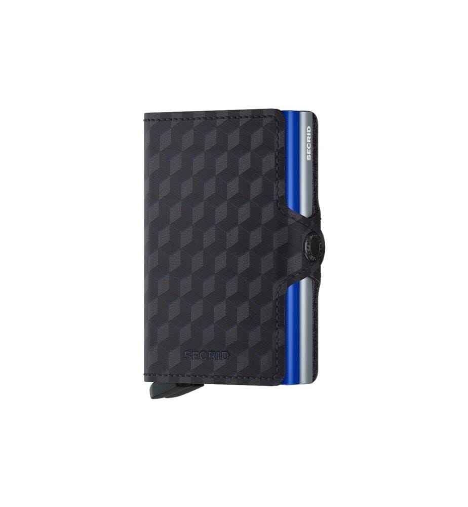SECRID Portefeuille Twinwallet Optical Titanium Blue