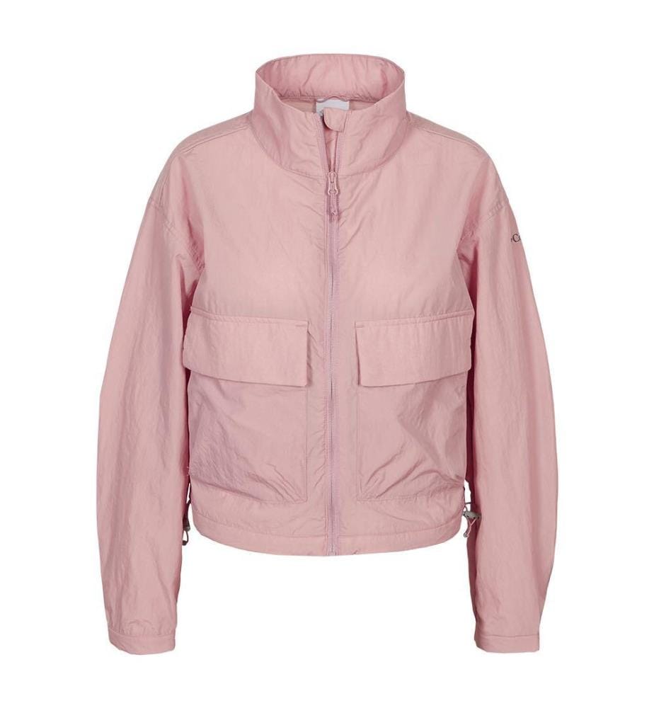 Paracutie Cropped Cargo Windbreaker - Rose
