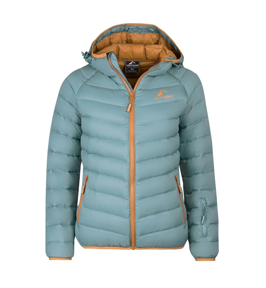 Doudoune en duvet 'Snaefell' - Glacier Green and Bronze