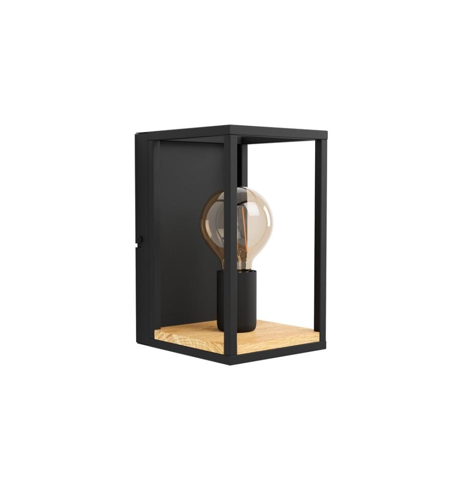 EGLO - Leuchten Lampe murale LIBERTAD 1x E27 Noir