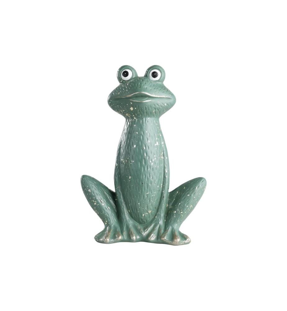 EGLO - Figure décorative Grenouille Saidane 27,5 cm, Vert sauge