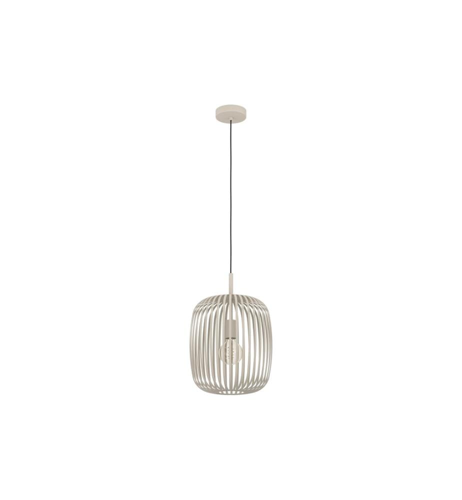 EGLO - Leuchten Lampe suspendue Zigbee ROMAZZINA beige E27