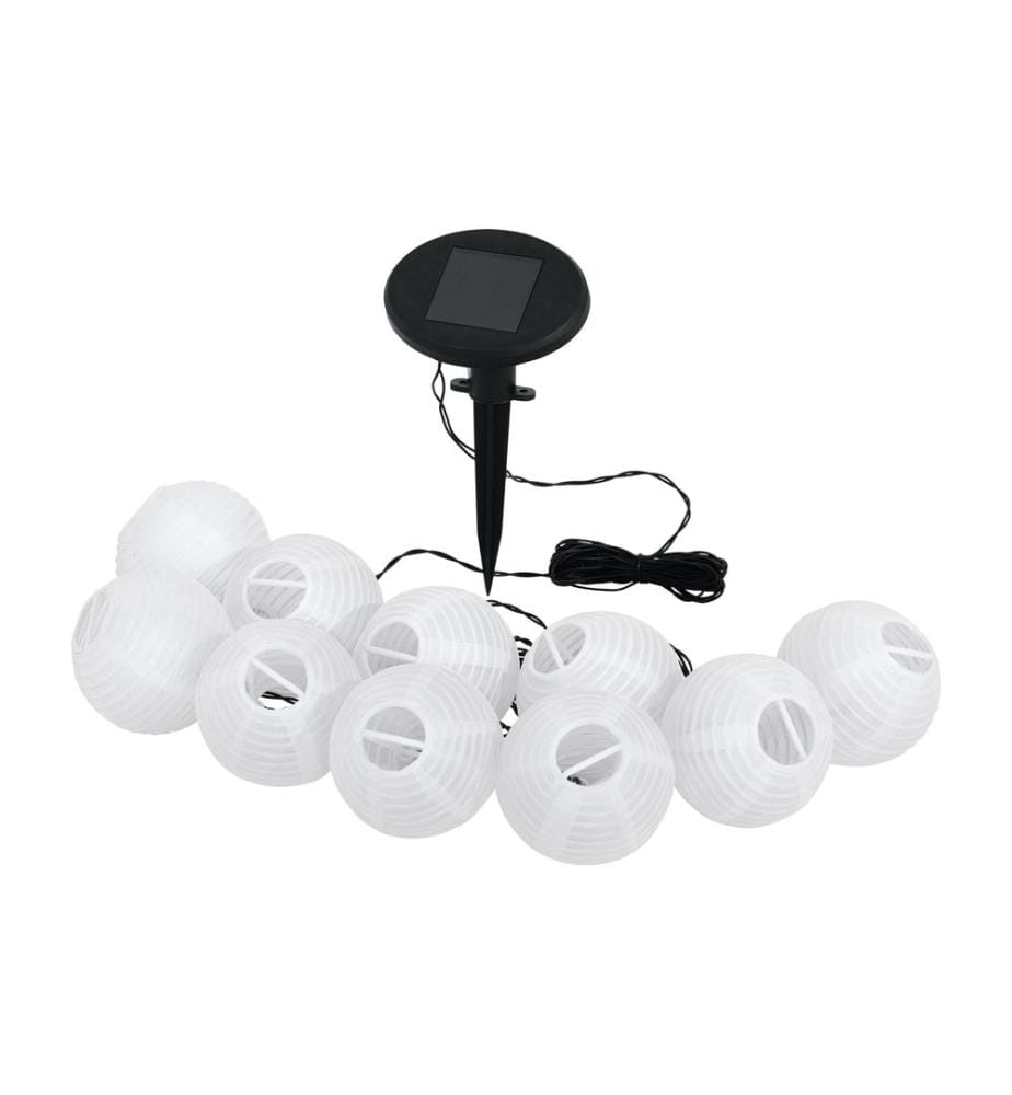 EGLO - Leuchten Guirlande lumineuse solaire à LED 4.3m Blanc