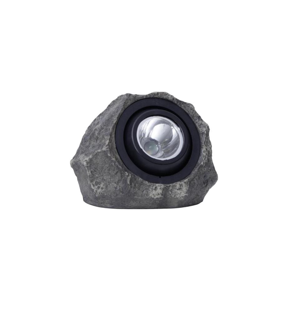 EGLO - Leuchten Éclairage de jardin Pierre solaire à LED Gris