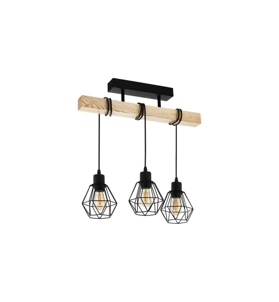 EGLO - Leuchten Plafonnier TOWNSHEND 5 3x E27