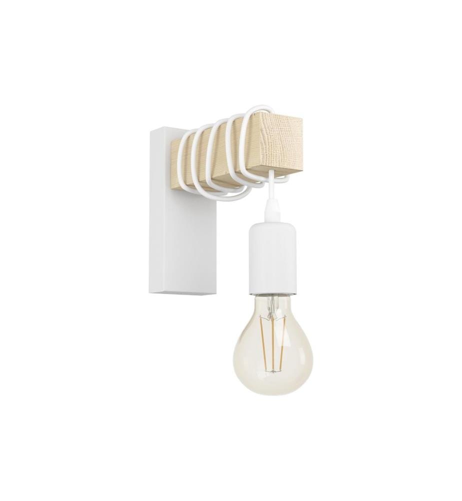 EGLO Leuchten Lampe murale TOWNSHEND blanc excl. E27 1x10W