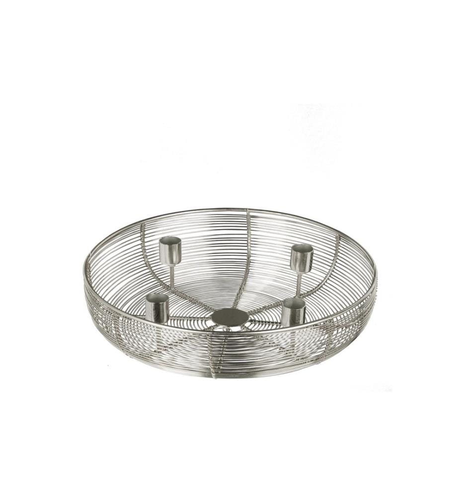 Centre de table de l'Avent EGLO Hagony 30.5 x 7 cm, argent