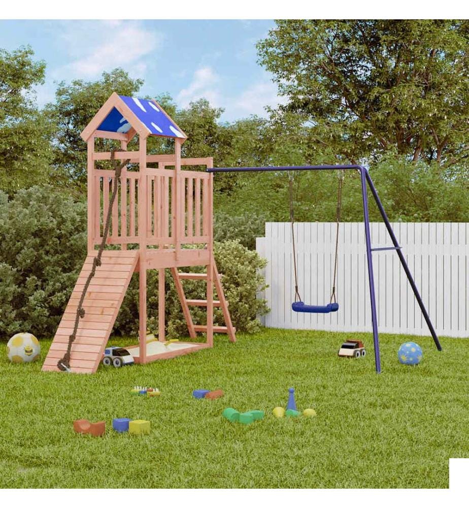 Aire de jeux d'extérieur bois massif de douglas