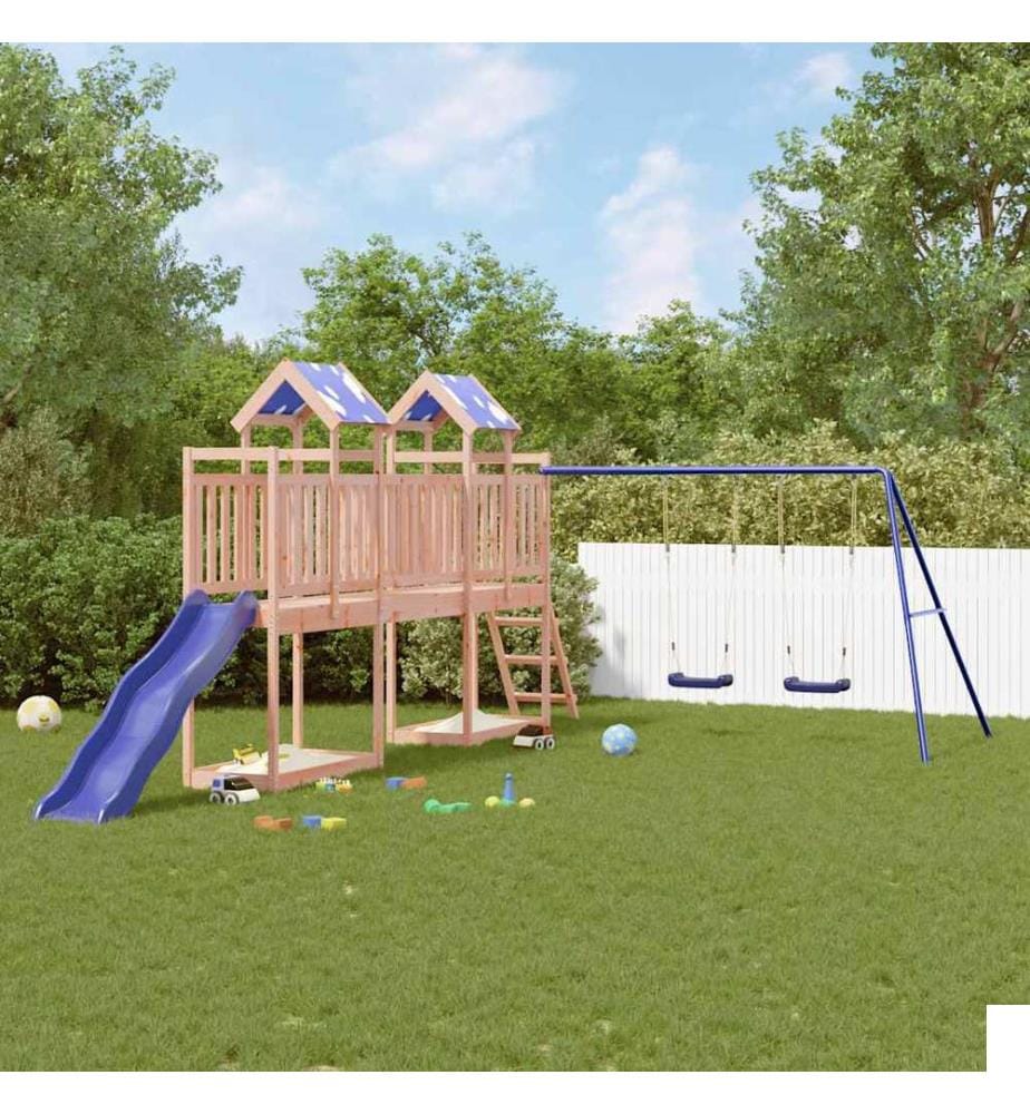 Aire de jeux d'extérieur bois massif de douglas