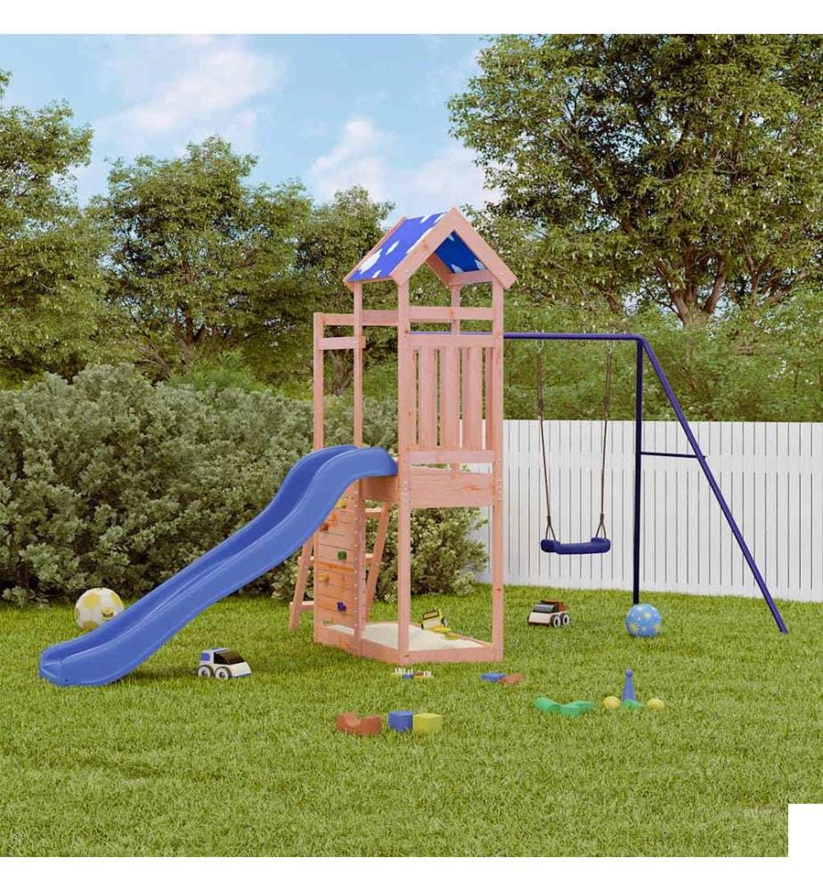 Aire de jeux d'extérieur bois massif de douglas