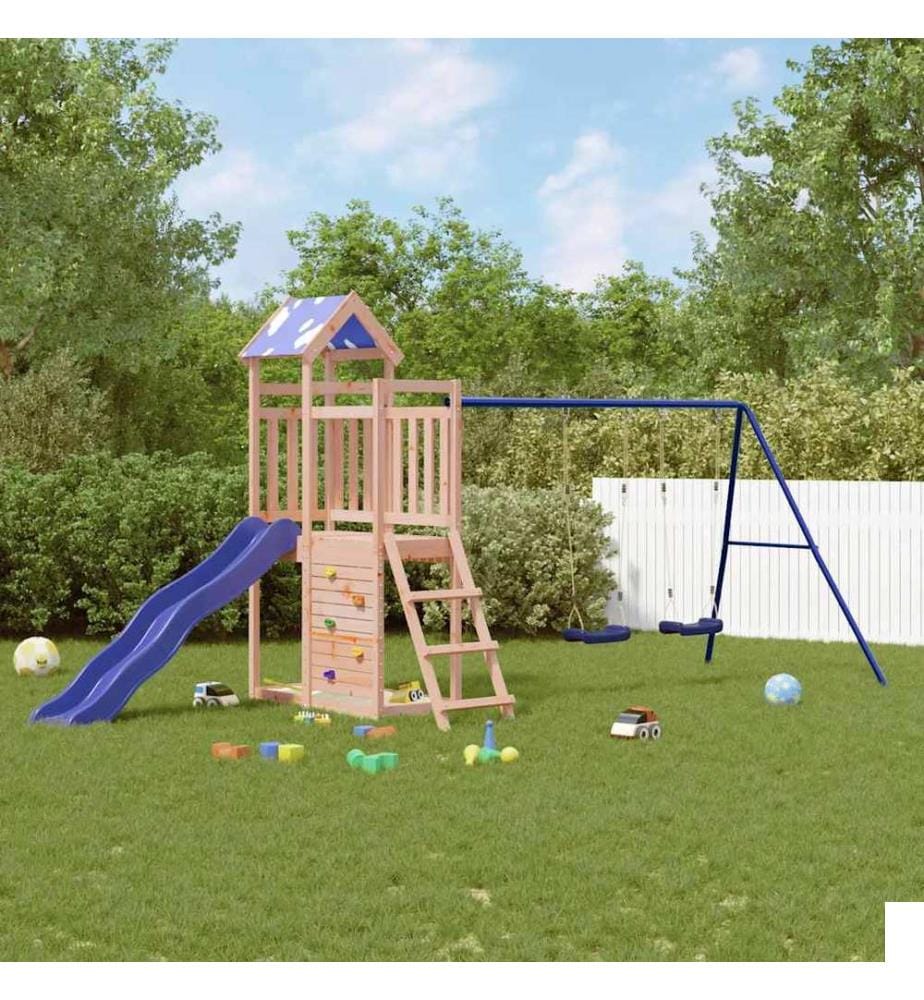 Aire de jeux d'extérieur bois massif de douglas