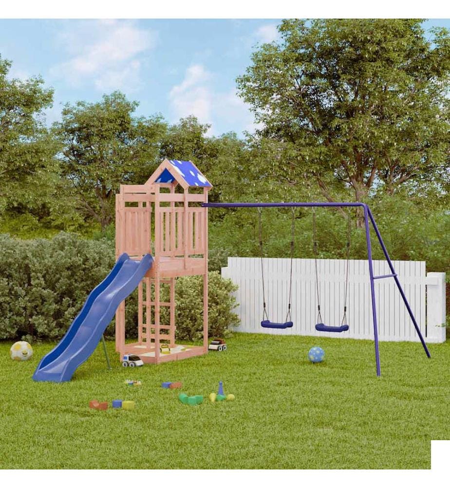 Aire de jeux d'extérieur bois massif de douglas