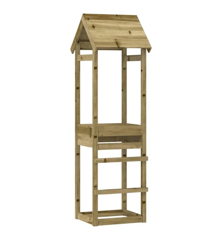 Tour de jeu 53x46,5x194 cm bois de pin imprégné