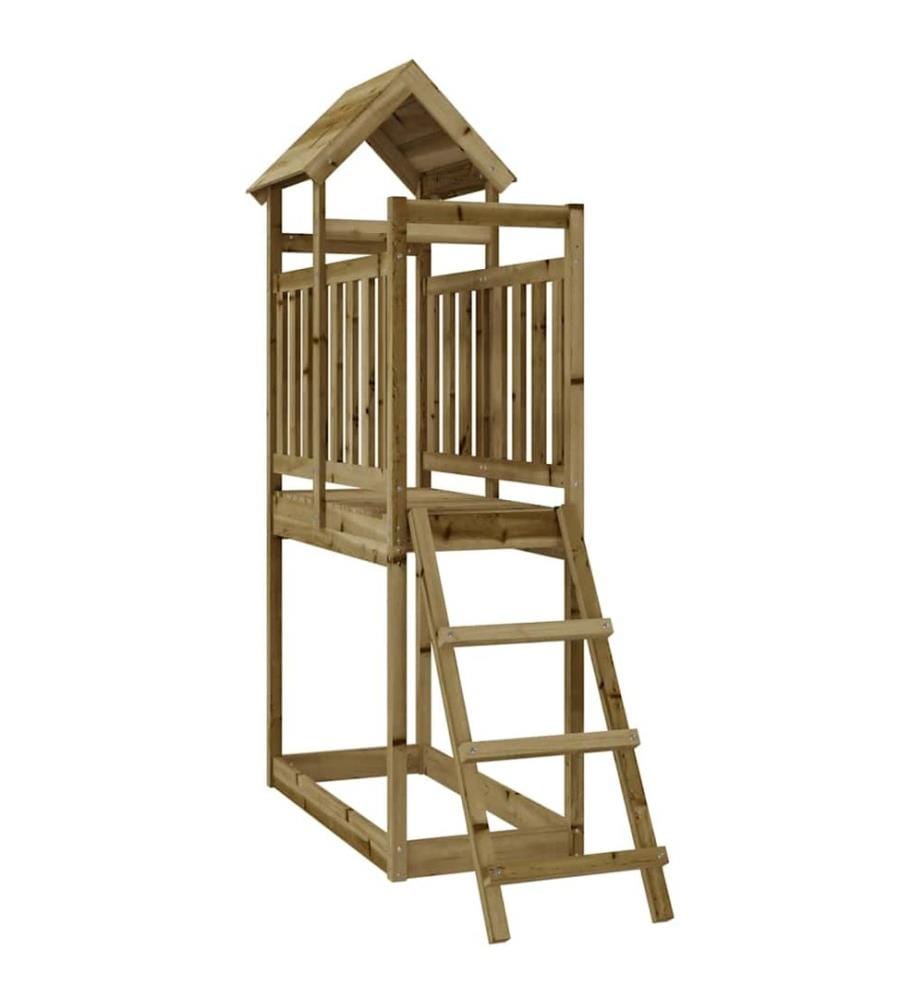Aire de jeux d'extérieur 53x110x214 cm bois de pin imprégné