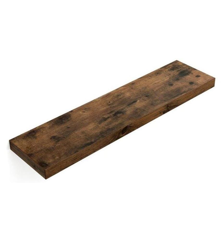 VASAGLE - Étagère murale Ledge 80 x 3.8 cm, Brun