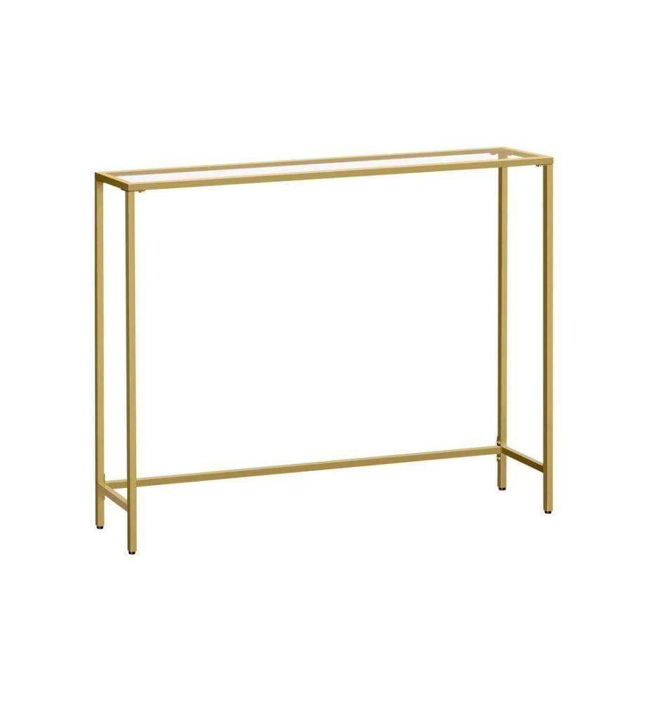 VASAGLE - Table console 100.5 x 80 cm, Or