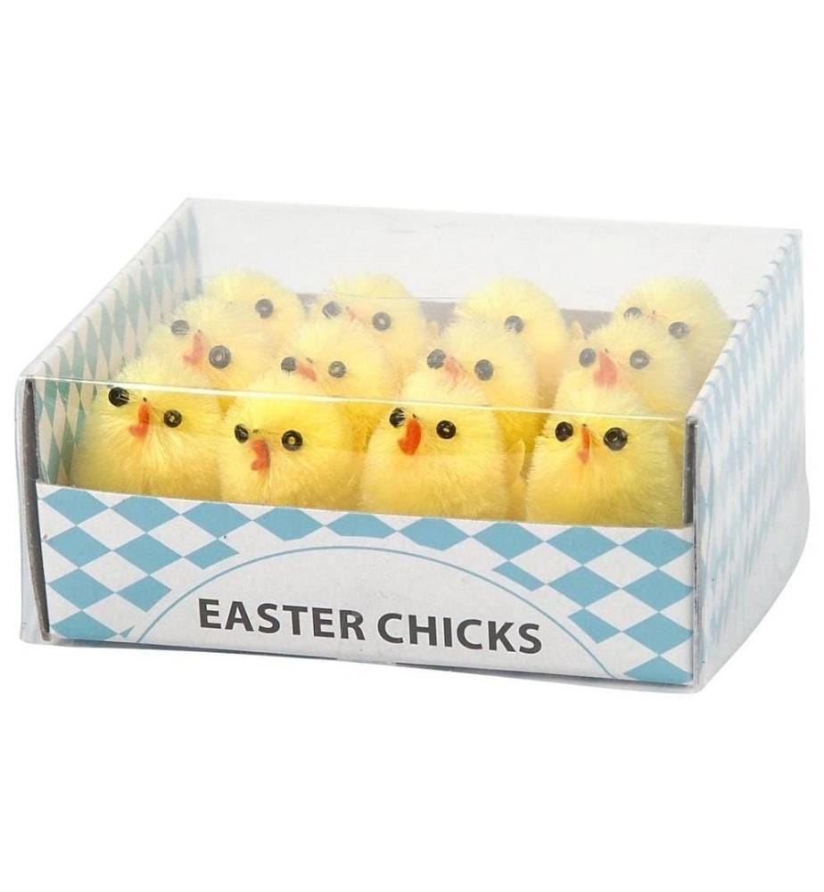 CREATIV COMPANY - Poussin de Pâques 12 Pièce/s, Jaune